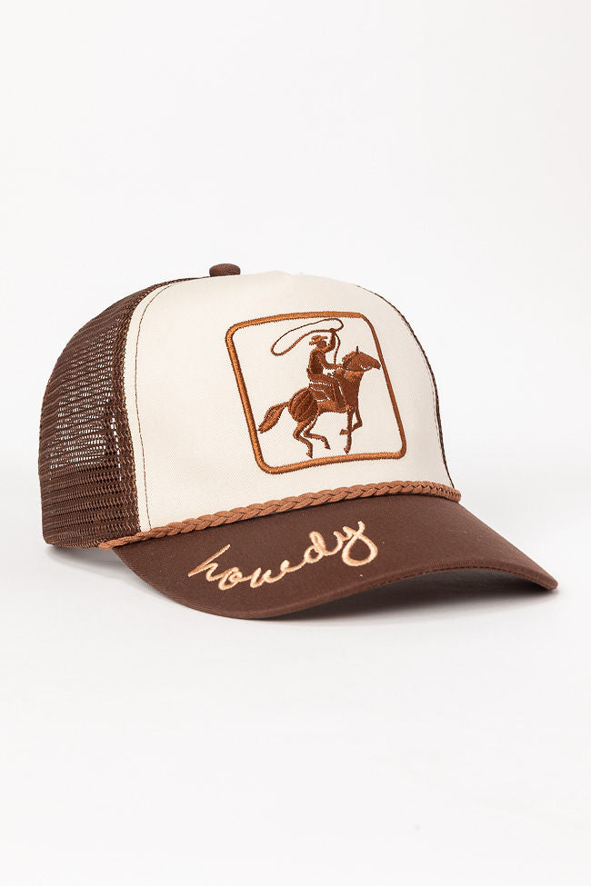 Cowboy Brown Two Tone Baseball Hat