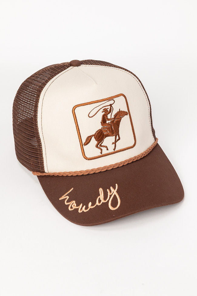 Cowboy Brown Two Tone Baseball Hat