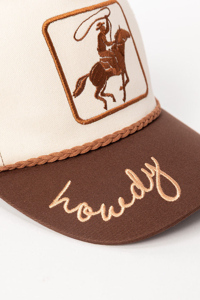 Cowboy Brown Two Tone Baseball Hat