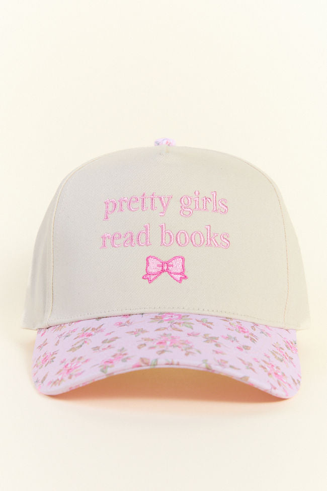 Pretty Girls Read Books Pink Trucker Hat