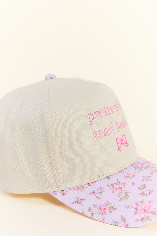 Pretty Girls Read Books Pink Trucker Hat