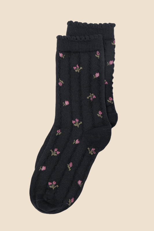 Black Florette Socks SALE