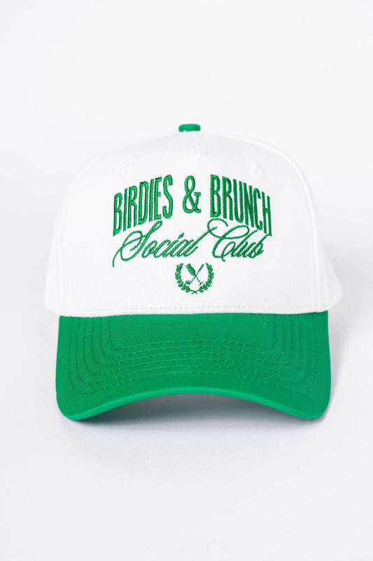 Birdies & Brunch Green Trucker Hat