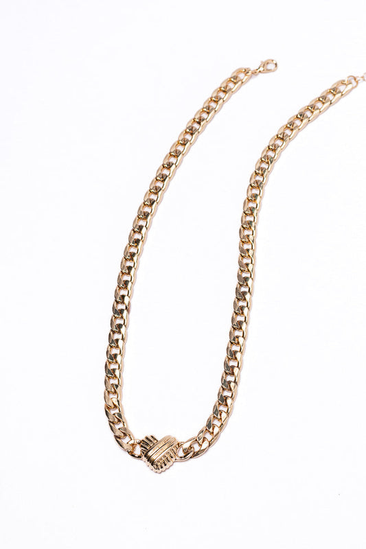 Gold Heart Choker