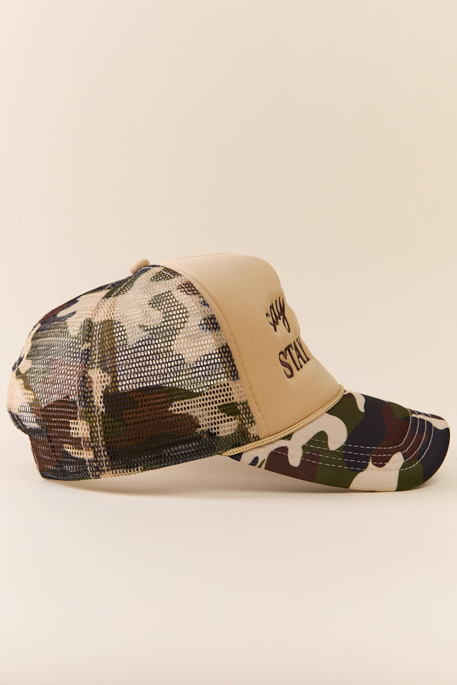 Say Howdy Camo Trucker Hat