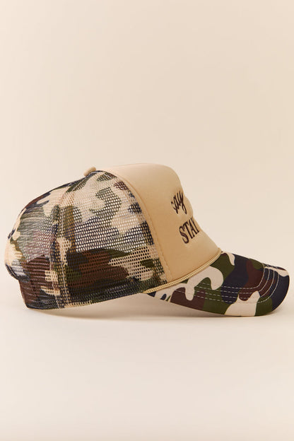 Say Howdy Camo Trucker Hat