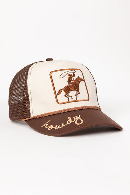 Cowboy Brown Two Tone Baseball Hat