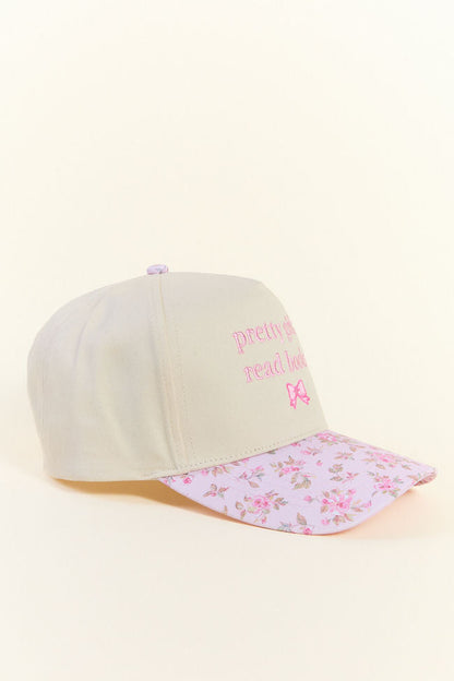 Pretty Girls Read Books Pink Trucker Hat