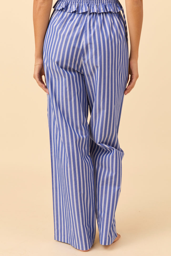 Becca Blue Striped Lounge Boxer Pants