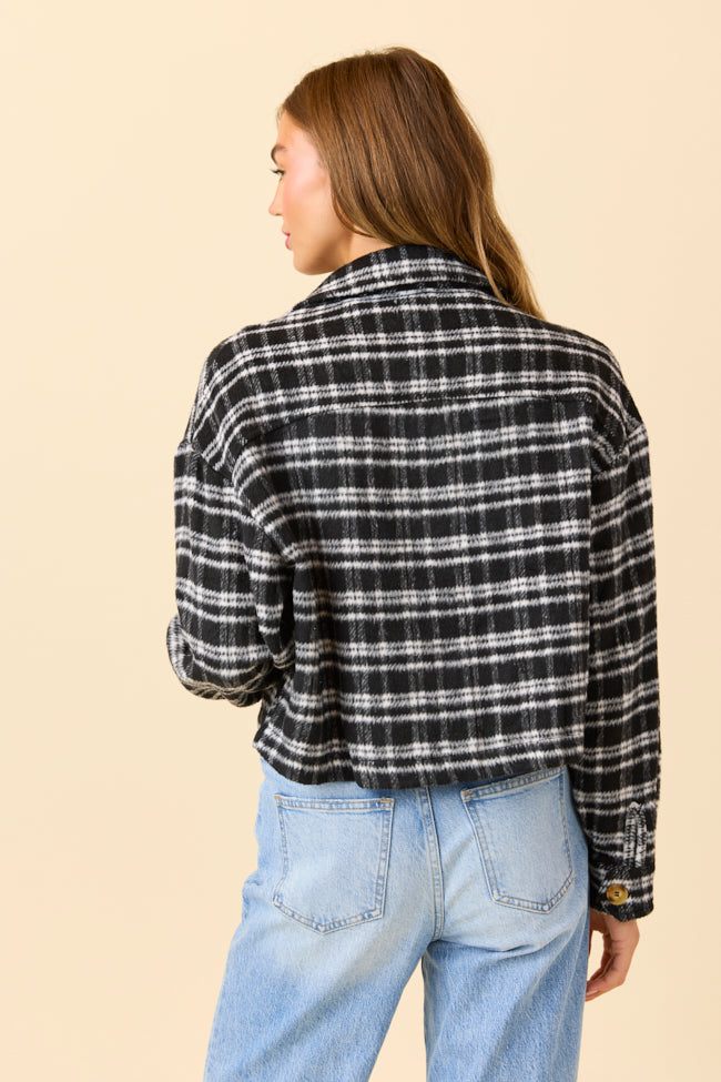Gretchen Black Plaid Jacket