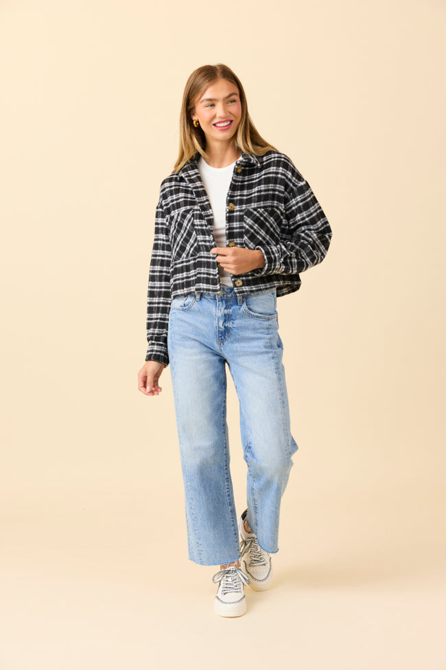 Gretchen Black Plaid Jacket