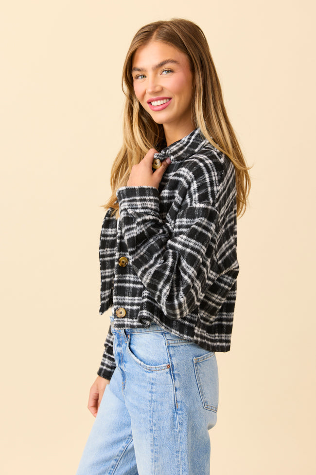 Gretchen Black Plaid Jacket
