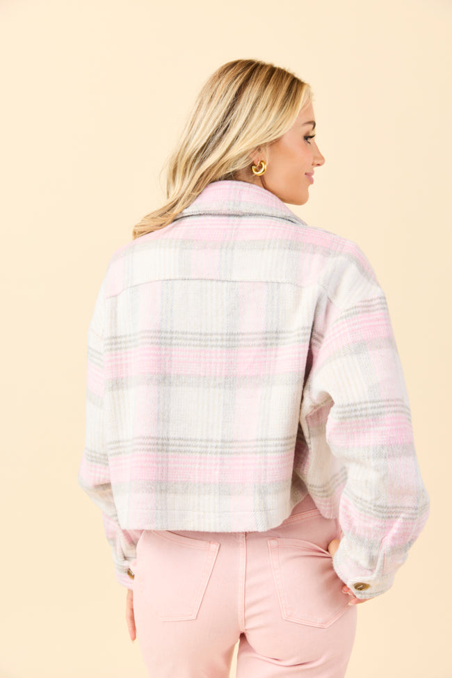 Gretchen Pink Plaid Jacket