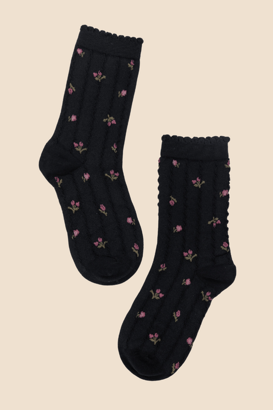 Black Florette Socks SALE